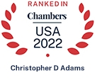 Christopher D Adams Ranked in Chambers USA 2022