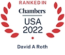 David A Roth Ranked in Chambers USA 2022